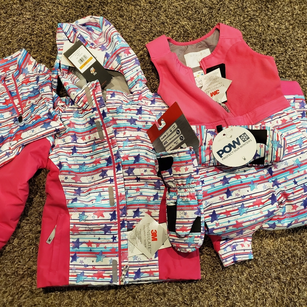 Girls spyder snow set